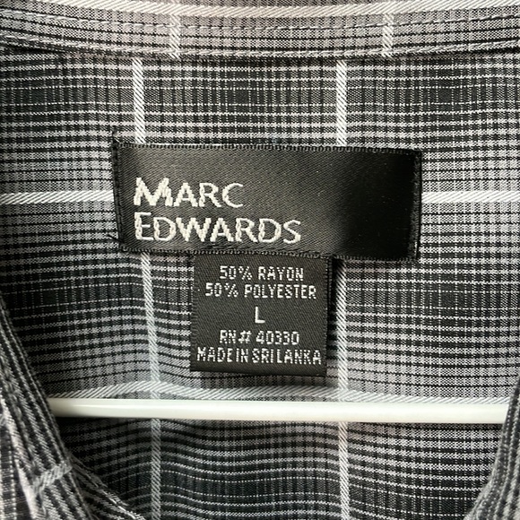 Marc Edward’s men’s size large button-down shirt. - Picture 2 of 4